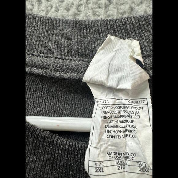 Ohio State Buckeyes T Shirt Mens 2XL Gray Short Sleeve Crew Neck Graphic NFL - Picture 7 of 10